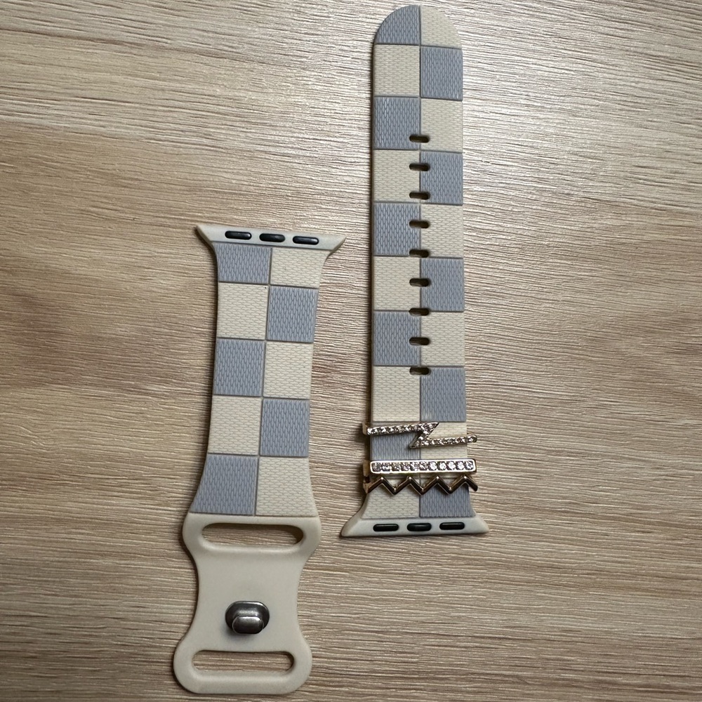 Apple Watch band with charms